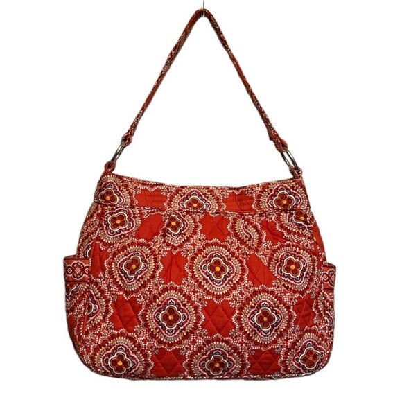 Vera Bradley PAPRIKA Reversible Tote Orange Multicolor Fall - Picture 1 of 9
